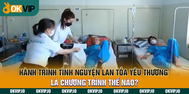 Hành trình tình nguyện lan tỏa yêu thương là chương trình thế nào?