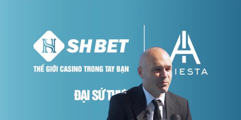 Andrés Iniesta và SHBET hợp tác