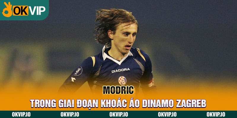 Modric trong giai đoạn khoác áo Dinamo Zagreb